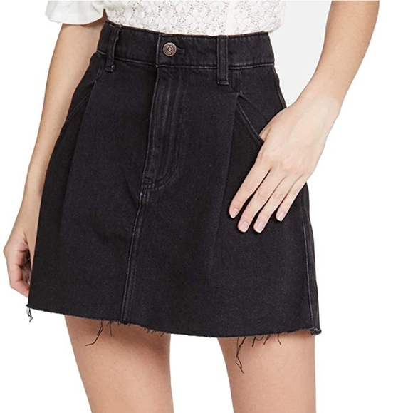 Free People Cosmico Denim Flirt Skirt - Picture 4 of 11
